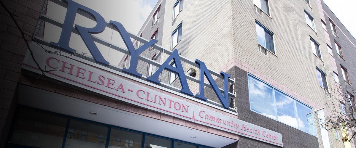 Ryan Health Chelsea Clinton exterior sign
